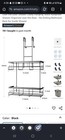 Over The Door Shower Caddy Hanging  Black Rustproof Shower Organizer Over The Do