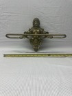 Vintage Victorian Maiden Brass Towel Holder