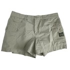 Womens Shorts Size 11 Juniors Khaki Hiking Summer Outdoor Cotton Casual Utility