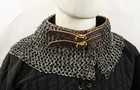  Looking Chainmail Collar 9mm Flat Riveted Ring Titanium Helloween  Best Gift 