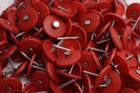  100-pk  Roofing Nails Plastic Round Cap 15 16 Cap Od X 1 Nail Length