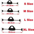 1pair Scuba Diving Fin Spring Heel Strap With Stainless C Clip For Jet Fins 