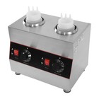 Electric Chocolate Sauce Warmer Toppings Bottle 2 Warmer Hot Cheese Dispenser