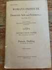 Antique Lot Of 14 Woman   s Institute Domestic Arts Sciences Sewing Books 1915-16