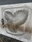 Antique Foundry Metal Casting Mold Pattern Of Beautiful Leaf And Mushroom