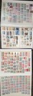 Vintage Worldwide Stamp Collection Lot - 2 Stock Book Albums Us   Foreign