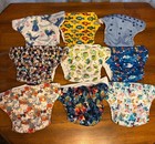 Huge Lot Of Mostly Mama Koala   Alva 48 Cloth Diapers   80 Liners Holiday Office
