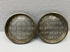 2 Vintage Ekco Ovenex Metal Bakeware N-19-9  Cake Pans Art Deco 40s-50s