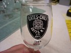 Lot Of 6 Gates Chili Ny Fire Dept Wine Glasses 4th Battalion 1984