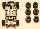6 Rear Tires For Tyco 440x2 Slot Car High Performance  