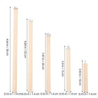 Wood Bird Perch Stand 5pcs Parrot Cage Stick Standing Sticks Climbing Branch    