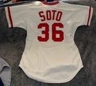 Mario Soto -cincinnati Reds-   Game  Worn Jersey- W A Goodman  Size 43