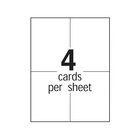 Great Papers 4-up Matte Postcards 5 5  X 4 25  White 100 pack  912540 
