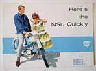 4 Vtg Nsu Moped Scooter Dealership Sales Brohures Quickly Prima Max British Fw