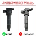 Uf546 Pack Of 6pcs Ignition Coil   Spark Plug   Wire For Hyundai Santa Fe Kia V6