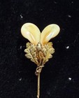 Vintage Bpoe Elks Tooth Stickpin 8k Gold