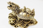 Feng Shui Dragon Turtle Lucky Mythical Creature Longevity Business Success Decor