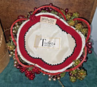 Vintage Trebor Original Best   Co Ny Hat With Glass Trim