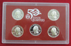 2005 S Silver Proof State Quarter Set - No Box Or Coa   Ca mn or ks wv  