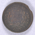 1795 Liberty Cap Half Cent No Pole Good  Scarce Type Coin Planchet Clip