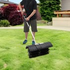 52cc Gas Power Hand Held Sweeper Broom Driveway Turf Artificial Grass Snow Clean