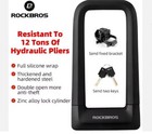 Rockbros Bike Lock U Shaped Anti-theft Anti-hydraulic Heavy Duty With Two Keys