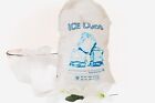 Ice Bags With Drawstring Portable Storage Commercial Heavy Duty  8 Lb  50 Count