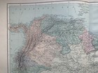 1895 South America Large Original Antique Map By George Philip 69 Cm X 54 Cm
