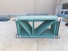 Interlake 8  X 42  Teardrop Pallet Racking Upright 3x3  Leg 23900lb Green