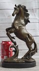 Rearing Horse Trainer Equestrian Artwork Art Bronze Marble Statue Sculpture Art