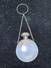 Victorian Silver   Opaline Glass Scent Bottle