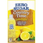 Zero Sugar Lemonade Powdered Drink Mix - Naturally Flavored  6 On-the-go Packets