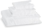 3 Piece Laced Towel Set - Stylish Soft Plush Cotton Towels With Hand Towel      
