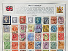 Uk Great Britain Crown Collection   2100 Stamps On 400 Harris Pgs 1840-2000s