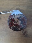 Glass Stained Suncatcher Hummingbird Flowers Design  Multicolor Art Nouveau  82