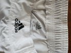 New Adidas Men s Grappling Shorts White Xl 3 Stripes