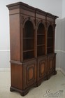67837  Italian Walnut 2 Piece Continental Style Open Bookcase