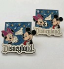 Disney Trading Pin Lot Of 6 Mickey Disneyland Star Wars Springs Family Museum