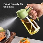 16oz Glass Oil Sprayer   Dispenser 470ml Olive Oil Mister For Cooking   Grilling