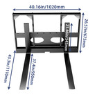 40in Pallet Fork For Mini Skid Steer Loader Attachment Pallet Forklift Fork New