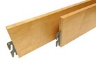 Wood Bed Rails     Natural Finish - Hook-on - Twin  Full  Queen  King  Cal King