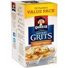 Quaker  Instant Grits  Cheddar Cheese  0 99 Oz  22 Packets