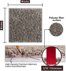 Smart Squares In A Snap Premium Made In The Usa Carpet Tiles 18x18 Inch  Soft Pa