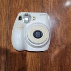 Fujifilm Instax Mini 7s Instant Film Camera White Fujinon 60mm Lens Analog Flash