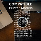 4 Pack Gi-26 Ink Bottle Set For Canon Pixma Maxify Gx6020 Gx7020 Printer