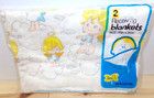 Vintage Baby B Receiving Blankets Angels Made For Belk Stores New Sealed 26x34