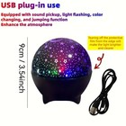 Rgb Galaxy Projector Night Light Star Moon Led Usb Lamp Room Decor Kids