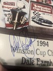 Dale Earnhardt Winston Cup Series Autograph Hand Signed 8x10
