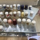 Vintage Porcelain Thimble Lot Of 40     Mixed Designs Flowers Brands Collectible