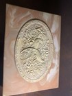 Vintage Genuine Incolay Stone Birds Of Paradise Cameo Jewelry Trinket Box 14 w